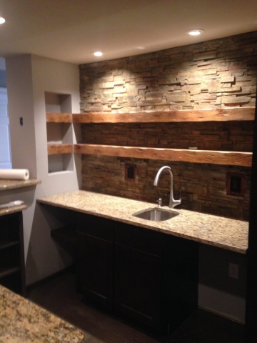 Basement Remodel Bar Doylestown